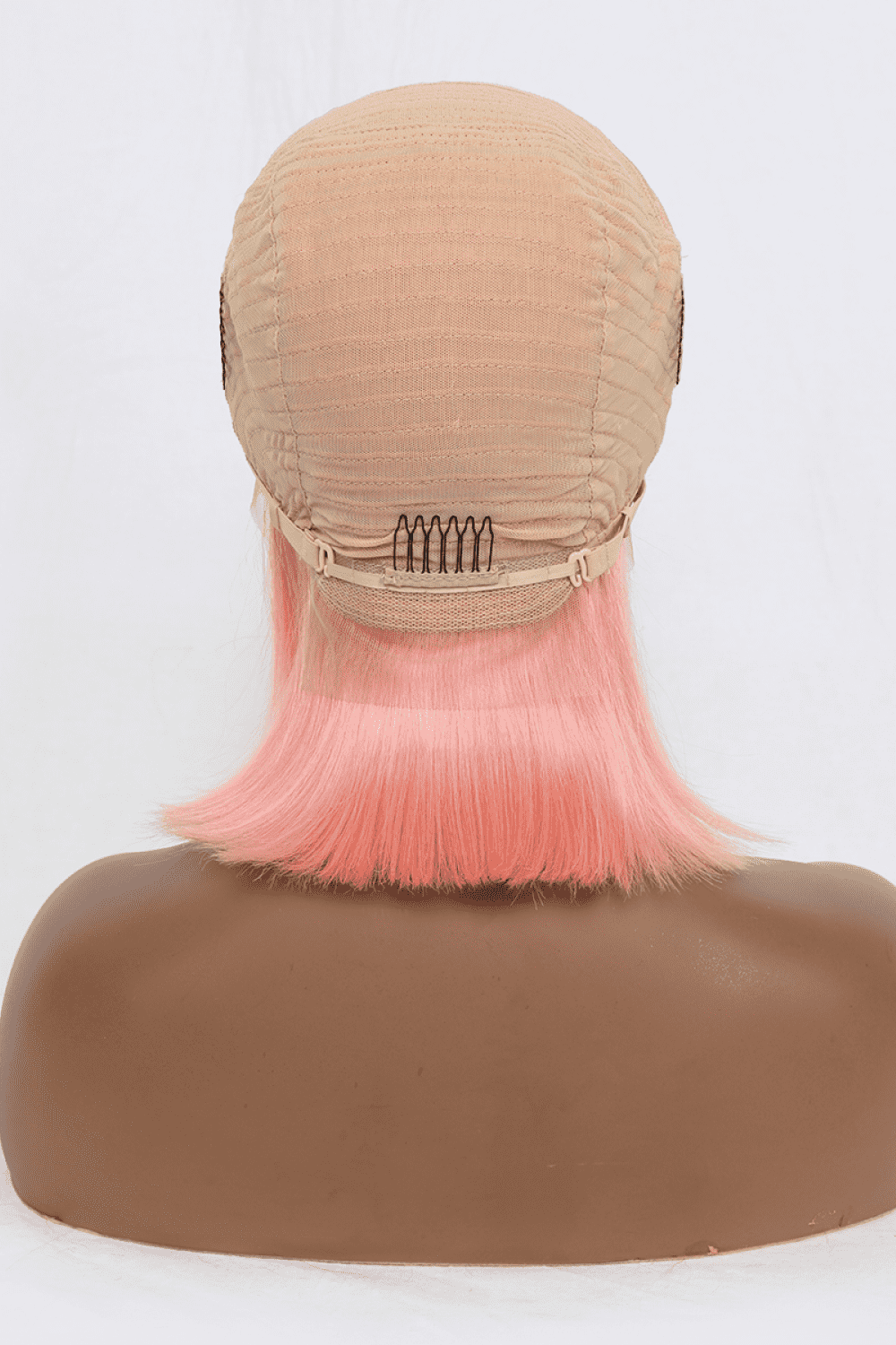 Sassy Pink Lace Front Bobo Human Hair Wigs for that daring look