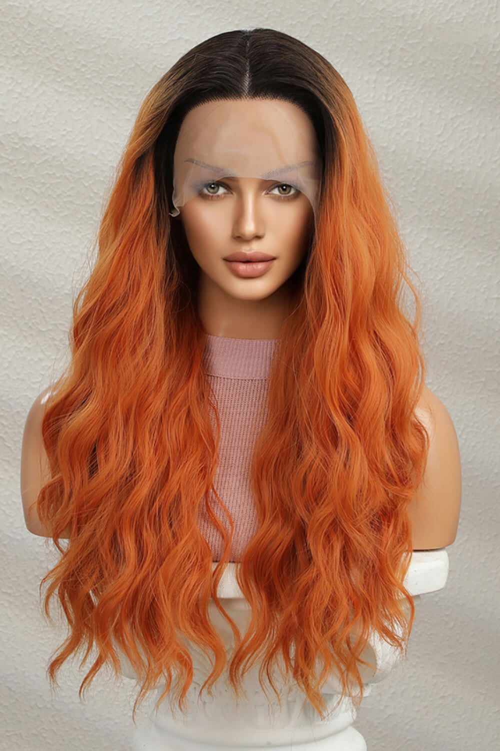 Long Wave 24" Synthetic Lace Front Wigs Density 150%