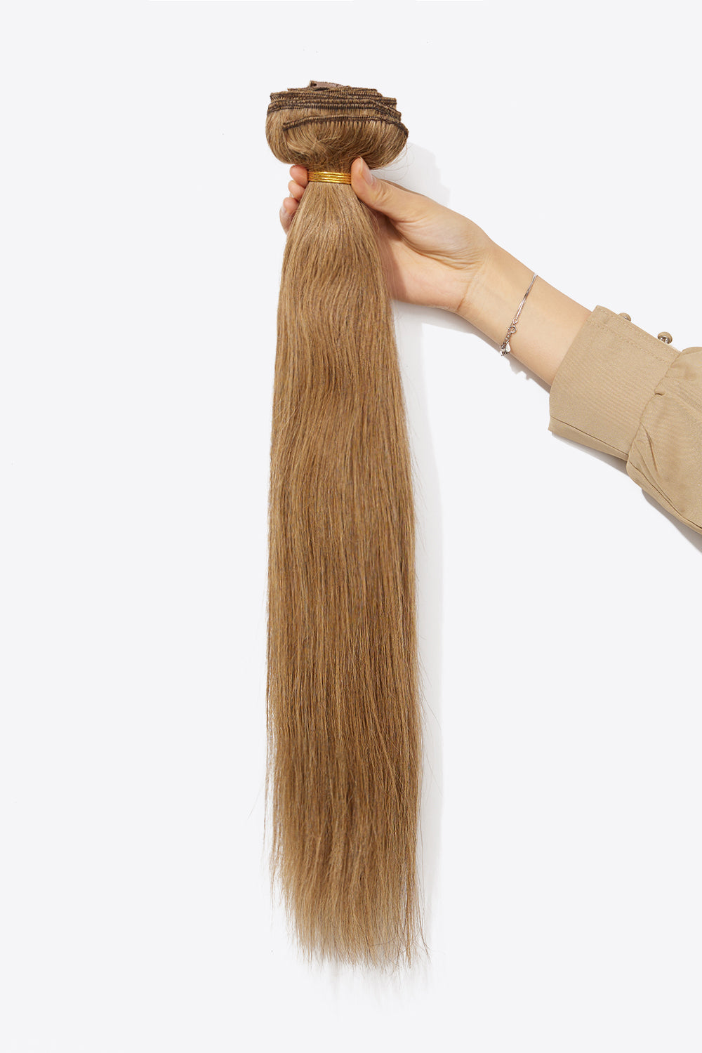 Natural Straight Clip-in Hair Extensions Human Hair