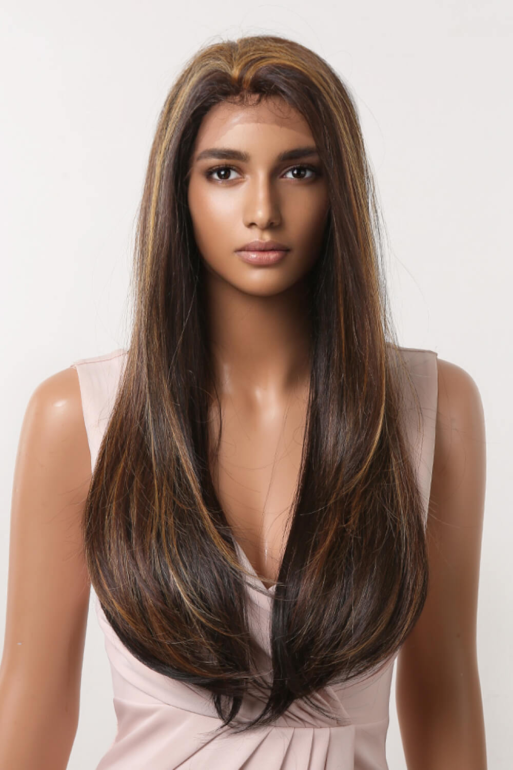 Lace Front Wigs Synthetic Long Straight 26"
