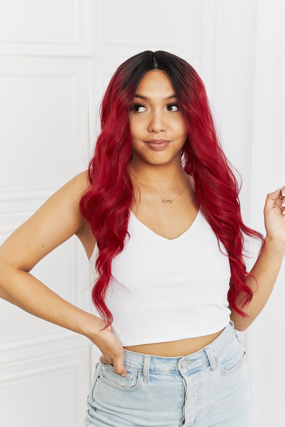 Synthetic Wave 24" Lace Front Wig 150% Density