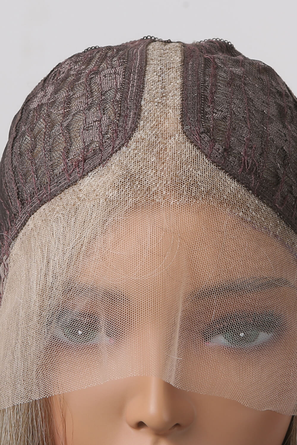 Medium Blonde Highlights Lace Front Synthetic Wigs