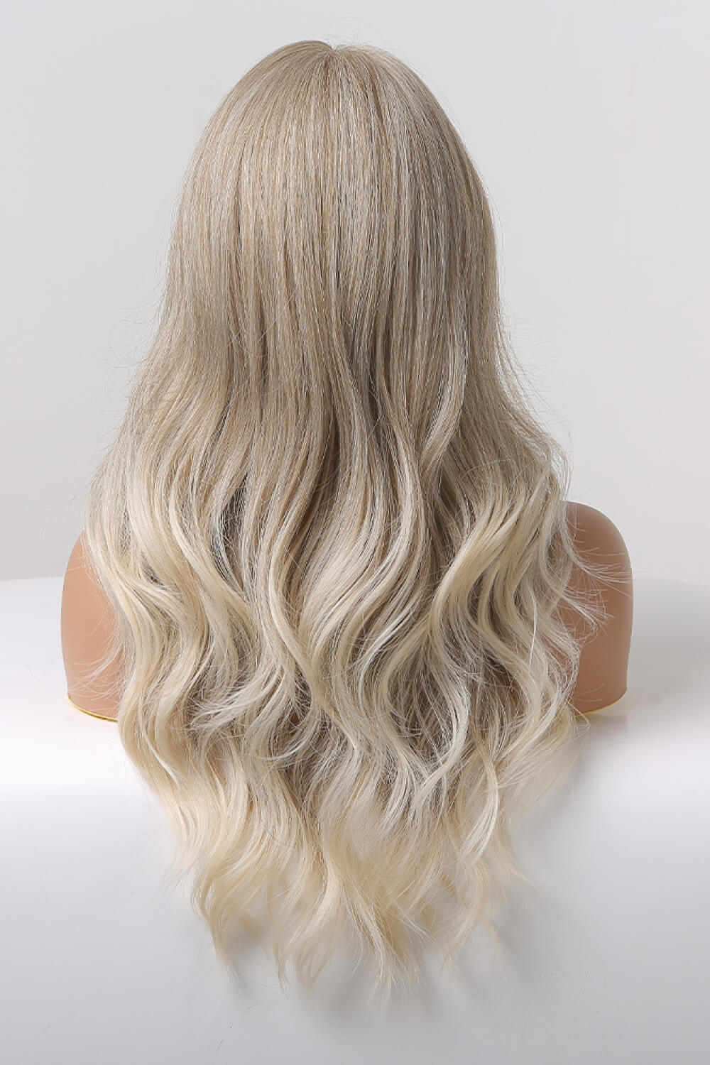 Medium Blonde Highlights Lace Front Synthetic Wigs