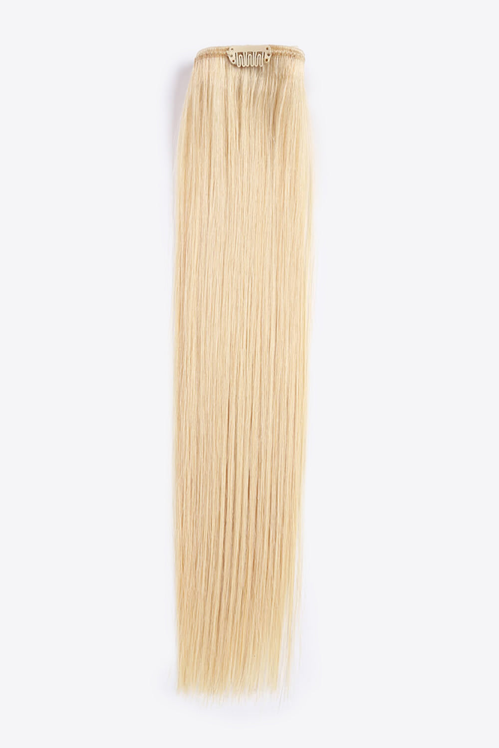 Clip-in Hair Extensions Indian Human Hair in Blonde