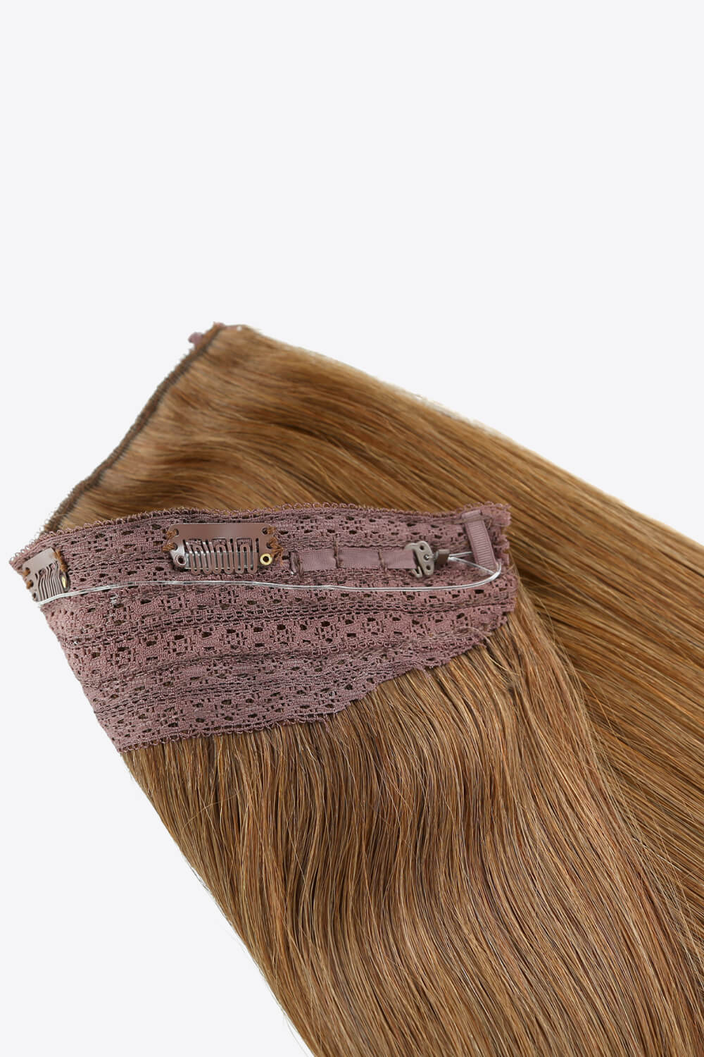 Fully Handmade Indian Human Halo Hair