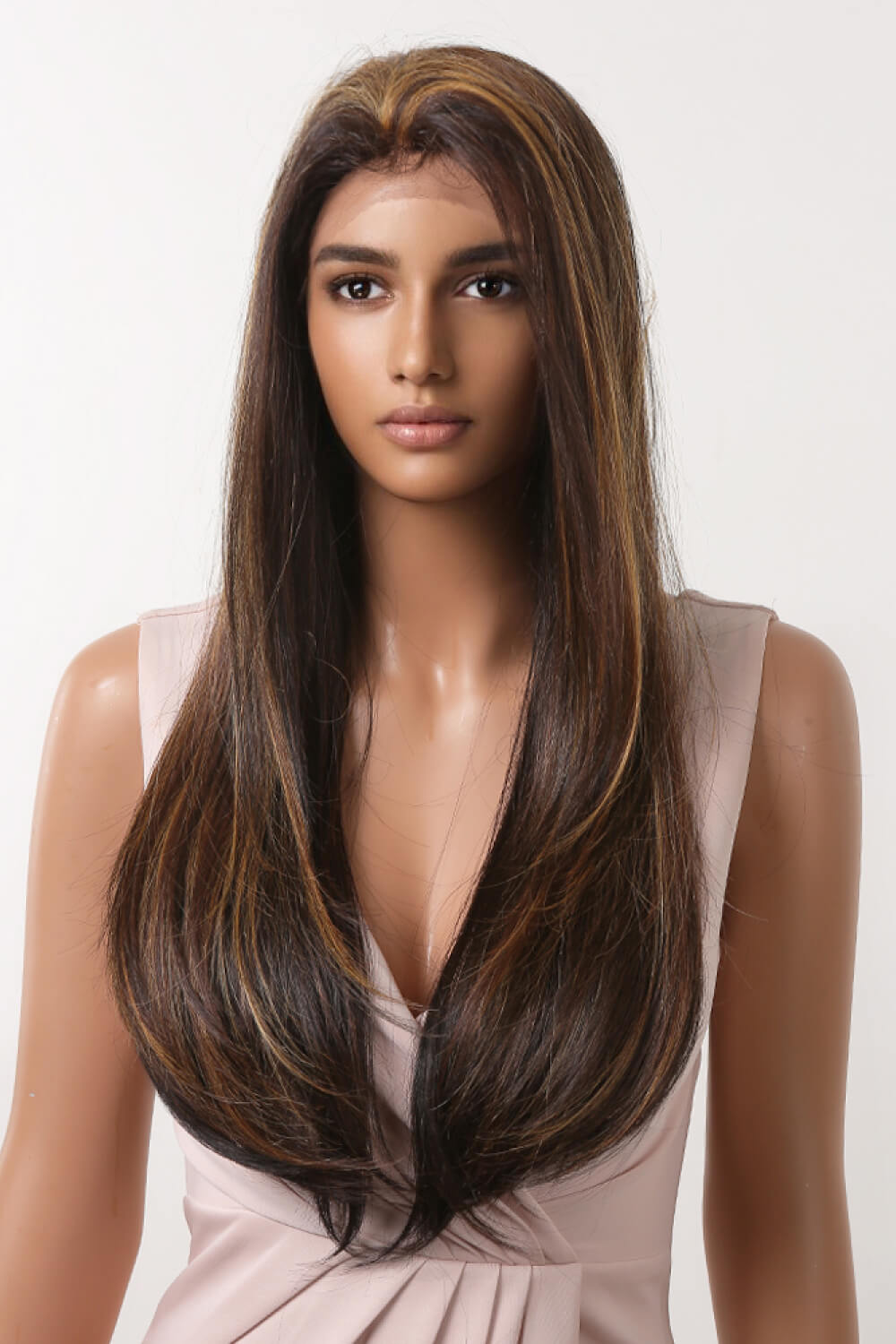 Lace Front Wigs Synthetic Long Straight 26"
