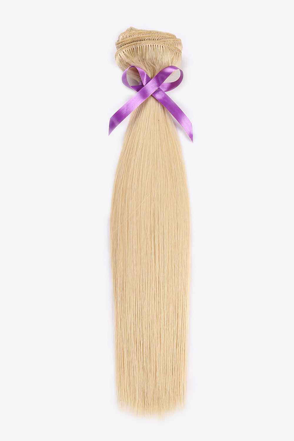 Clip-in Hair Extensions Indian Human Hair in Blonde