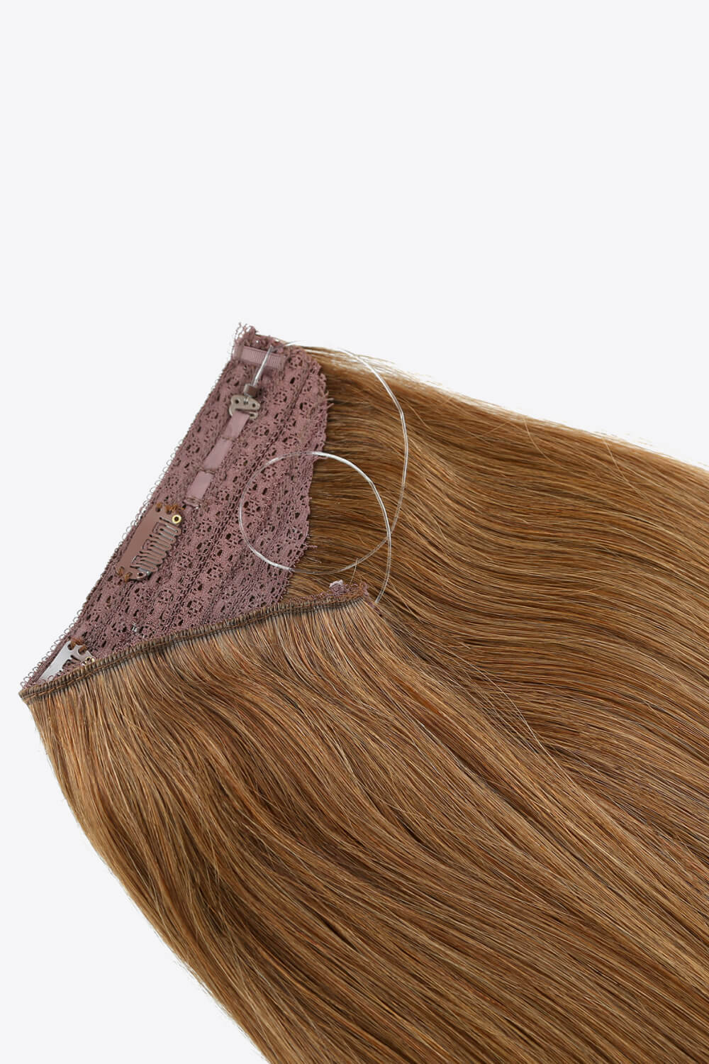 Fully Handmade Indian Human Halo Hair