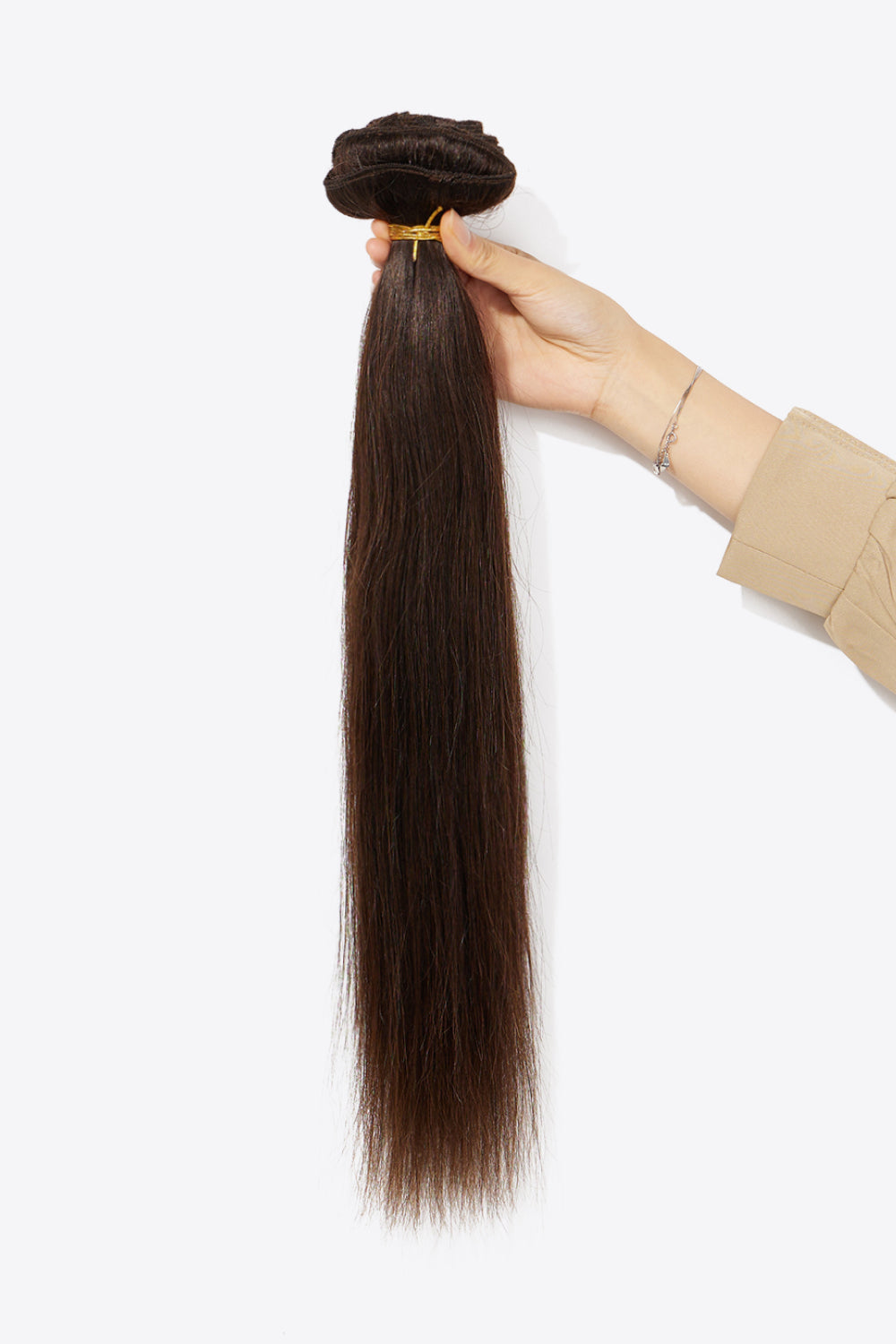 Straight Clip-in Hair Extensions Human Hair