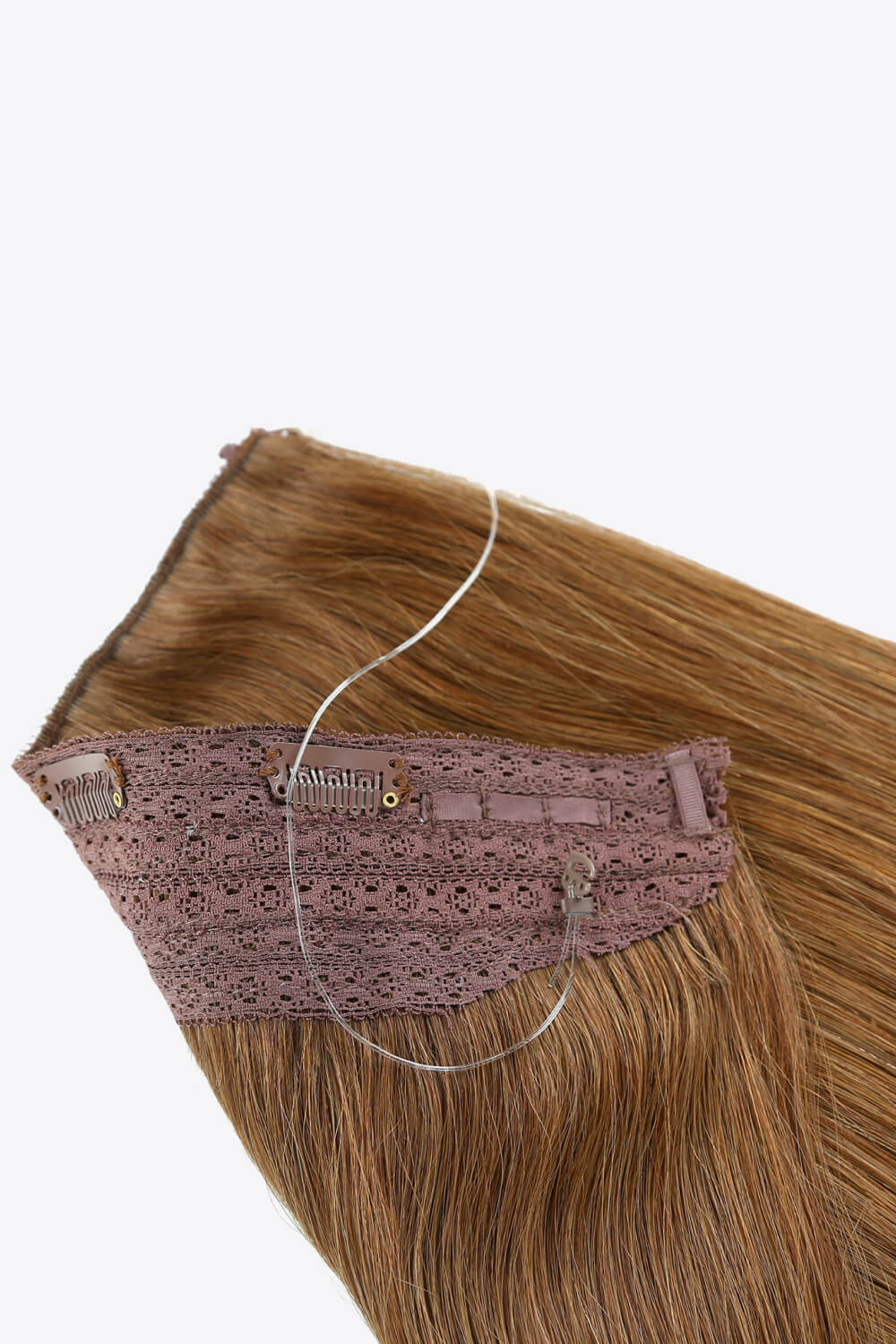 Fully Handmade Indian Human Halo Hair