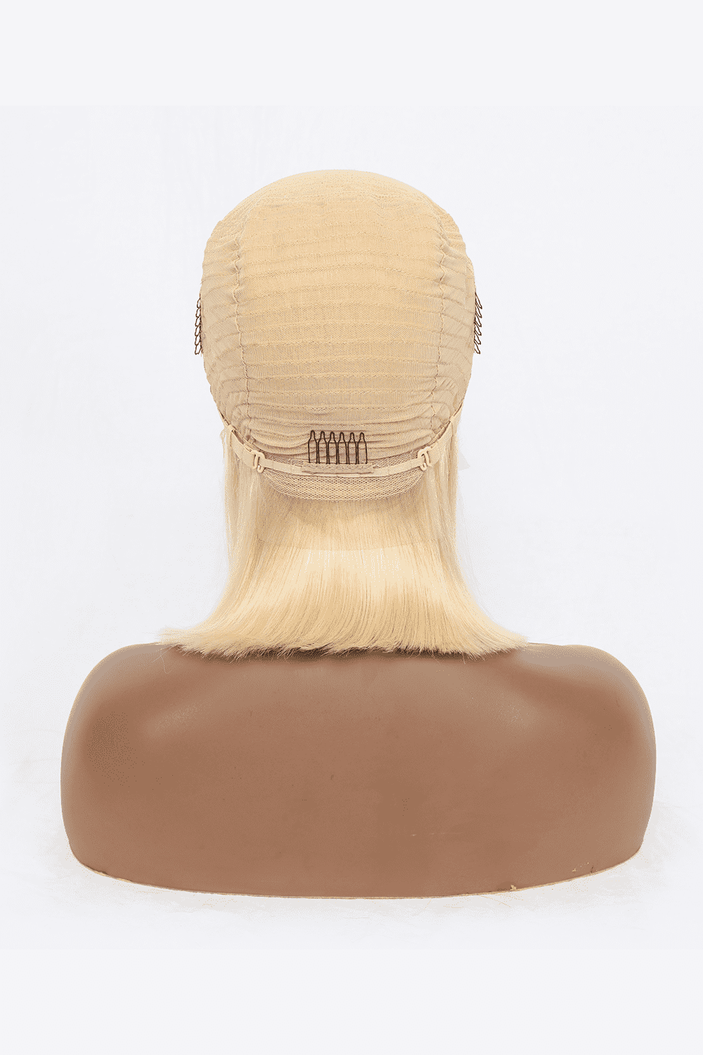 Blonde One Size Lace Front Bobo Human Hair Wigs