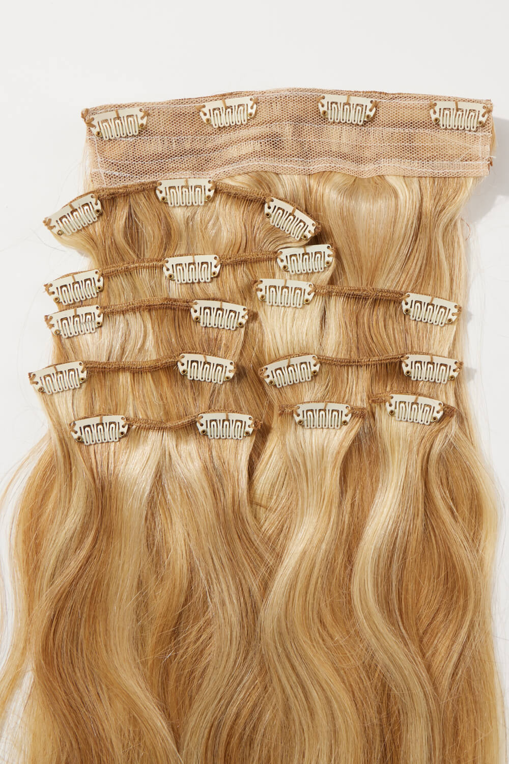 18" Clip-in Hair Extensions Human Virgin Hair