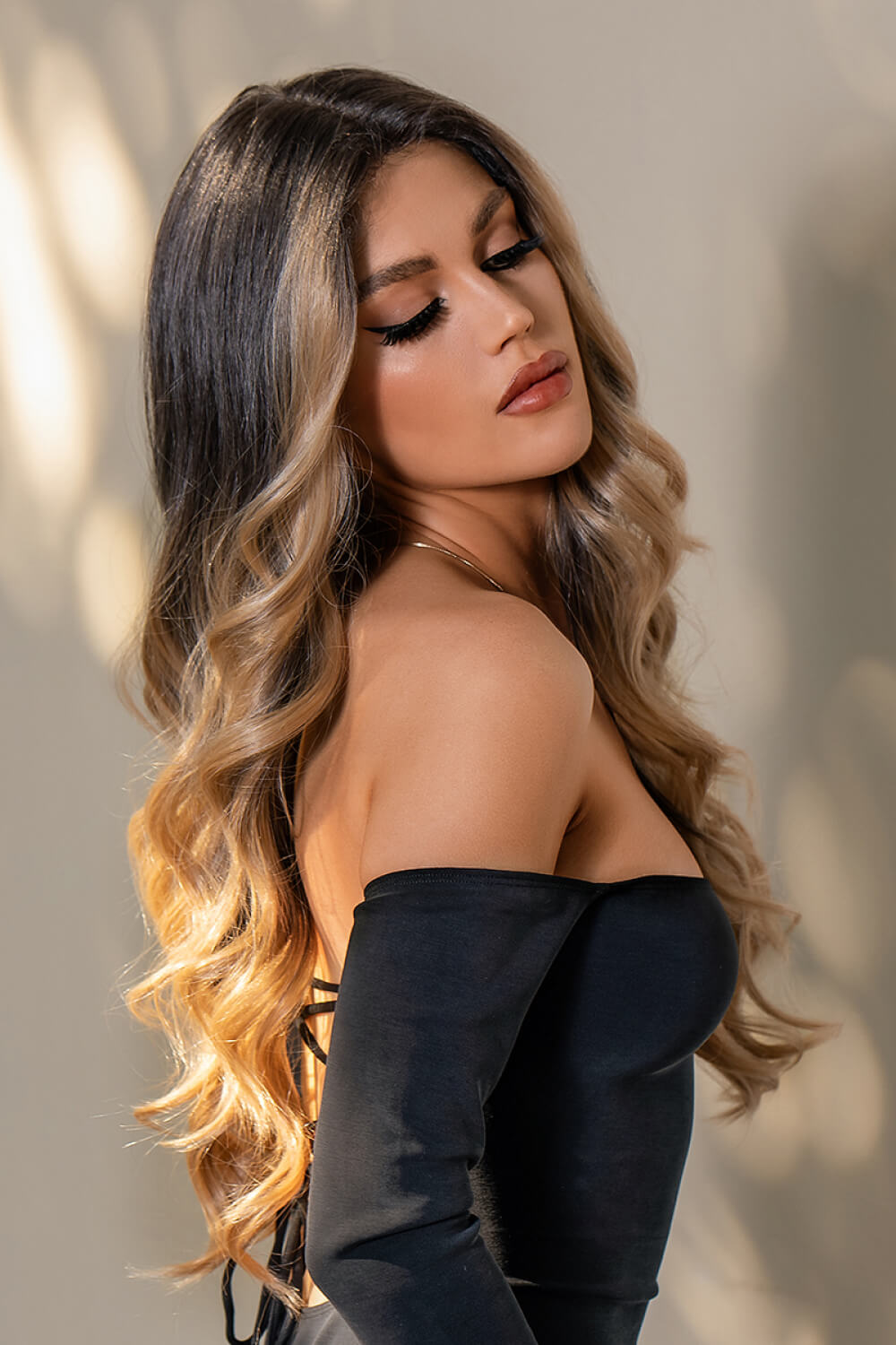Lace Front long Synthetic Wigs 26"