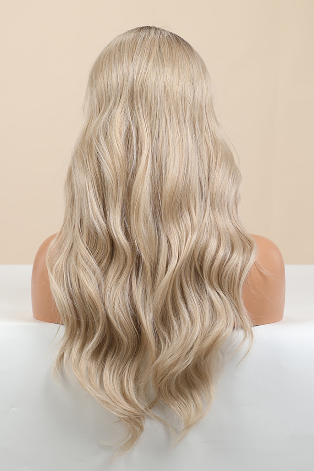 Wave Lace Front Synthetic Wigs in Gold 26" Long