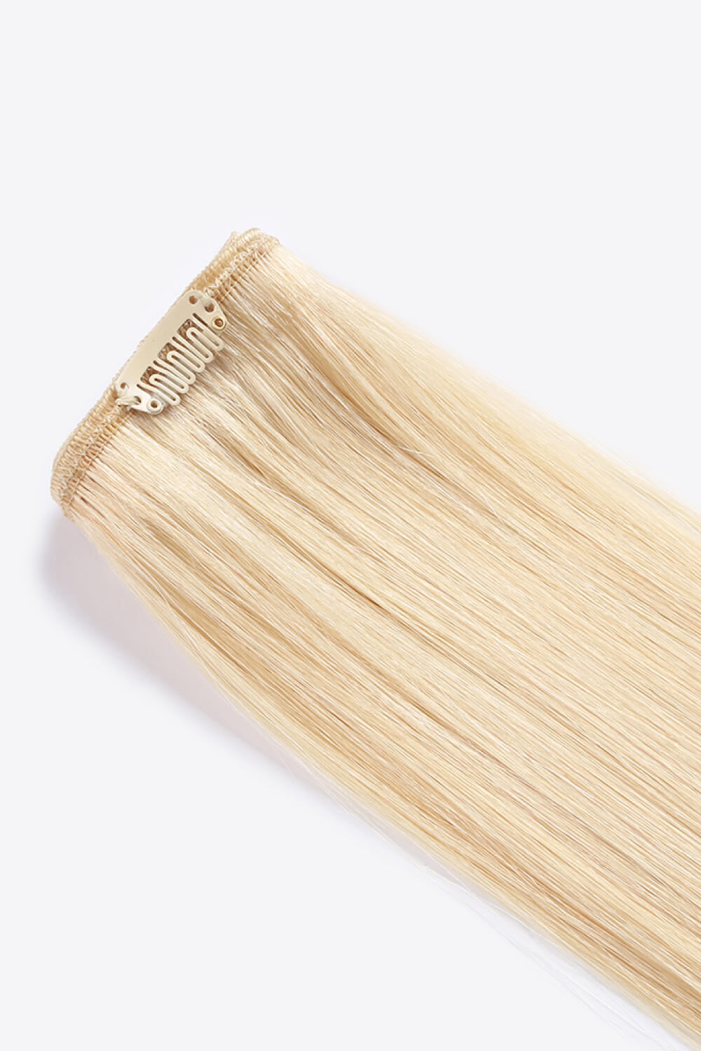 Clip-in Hair Extensions Indian Human Hair in Blonde