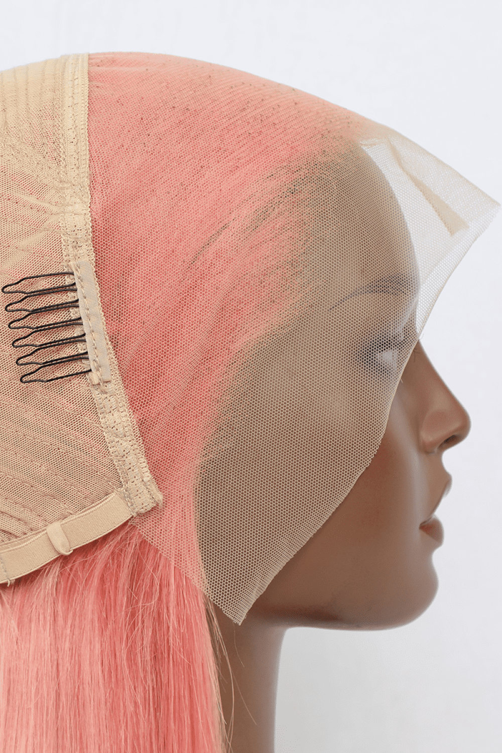Sassy Pink Lace Front Bobo Human Hair Wigs for that daring look