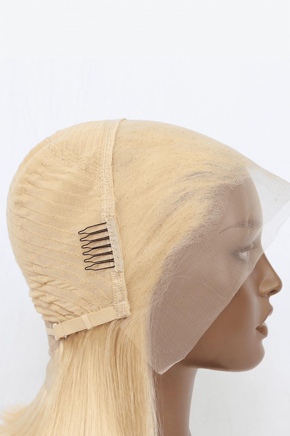 Blonde One Size Lace Front Bobo Human Hair Wigs