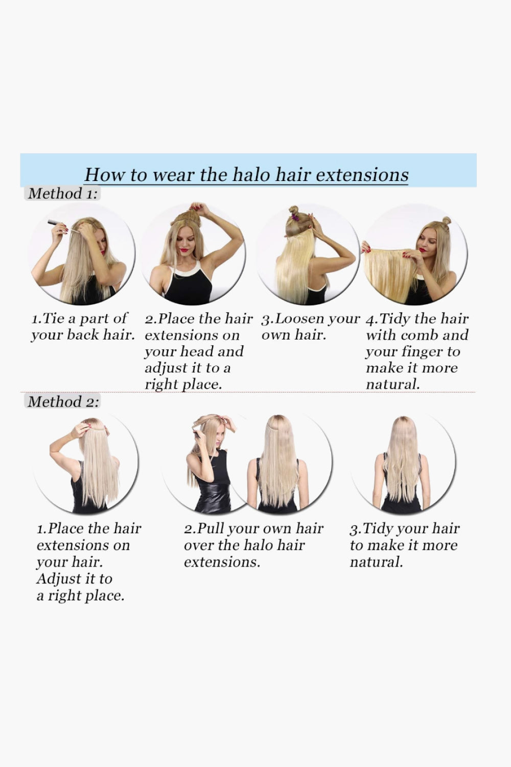 Indian Human Halo Hair