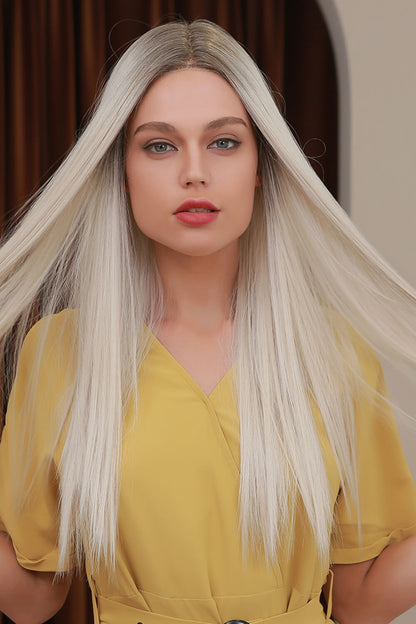 Long Straight 26" Synthetic Lace Front Wigs. Heat Safe 150% Density