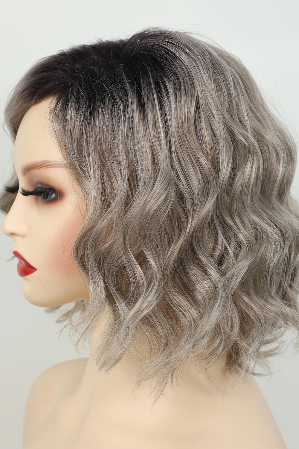 Short hair wavy clearance wigs