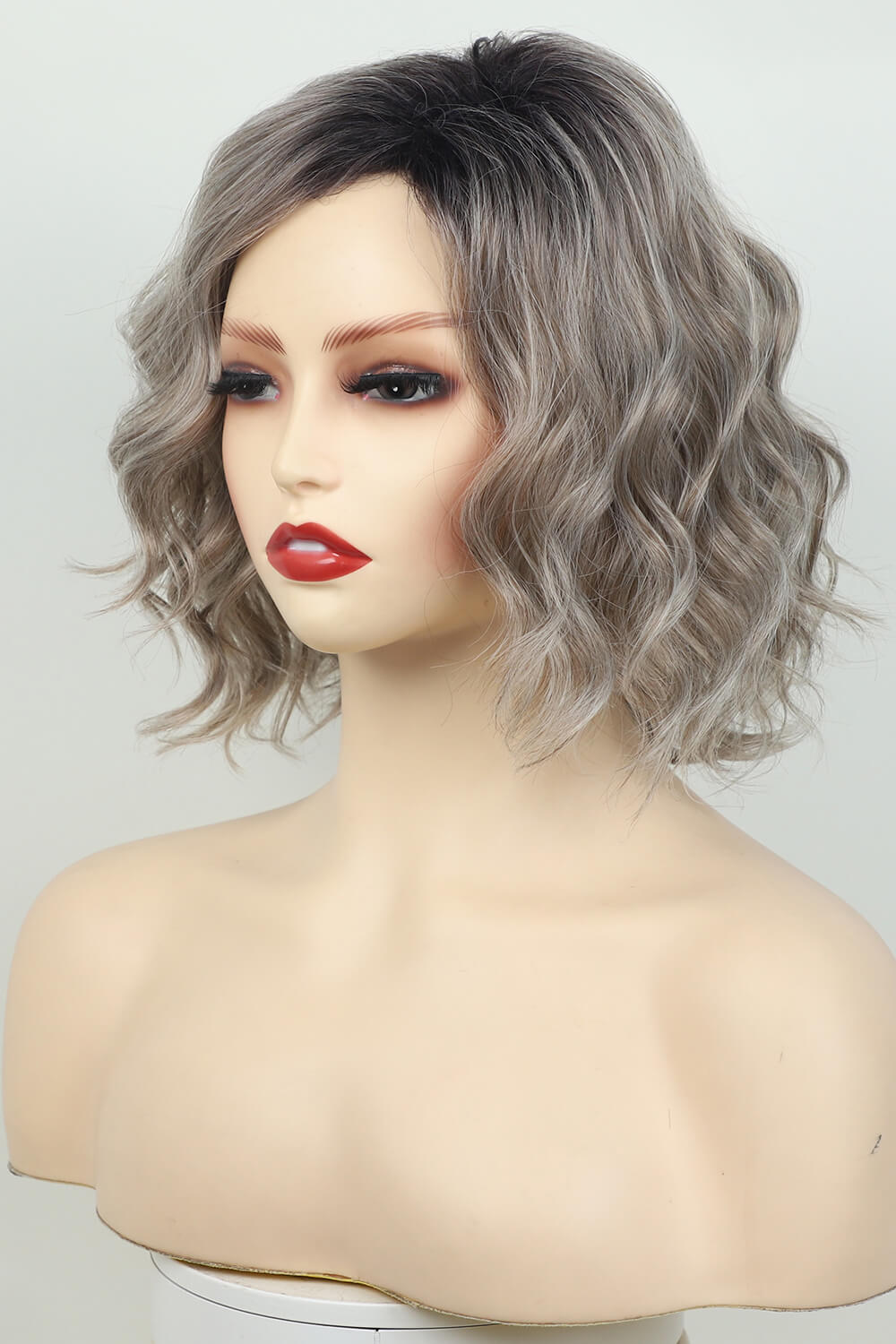 Short wavy cheap synthetic wigs