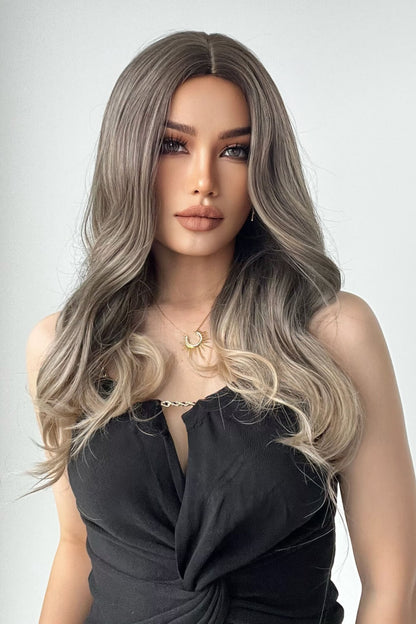 Ashe Brown and Blonde Ombre Synthetic Long Straight Wigs