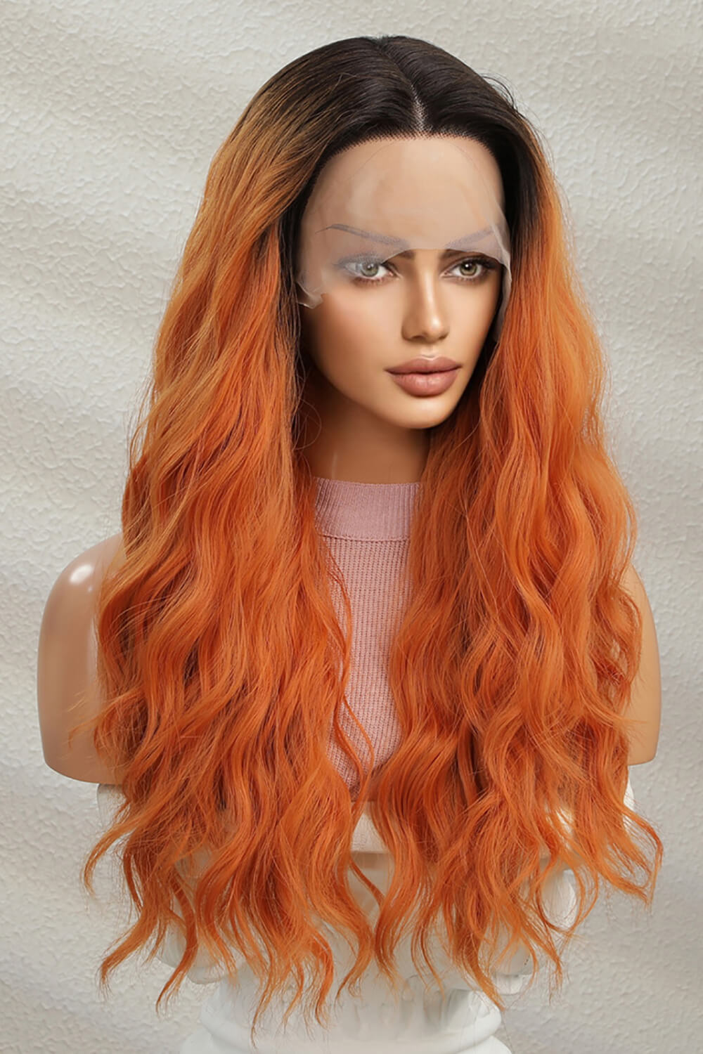 Long Wave 24" Synthetic Lace Front Wigs Density 150%