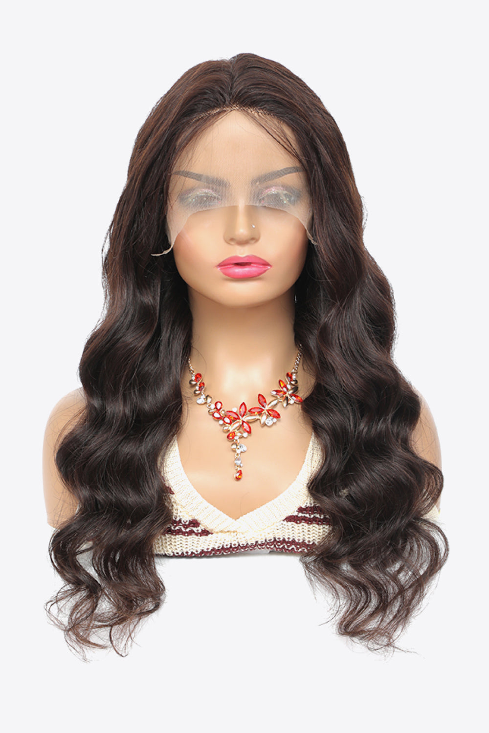 Lace Front Wigs Body Wave Human Virgin Hair Natural Color 150% Density