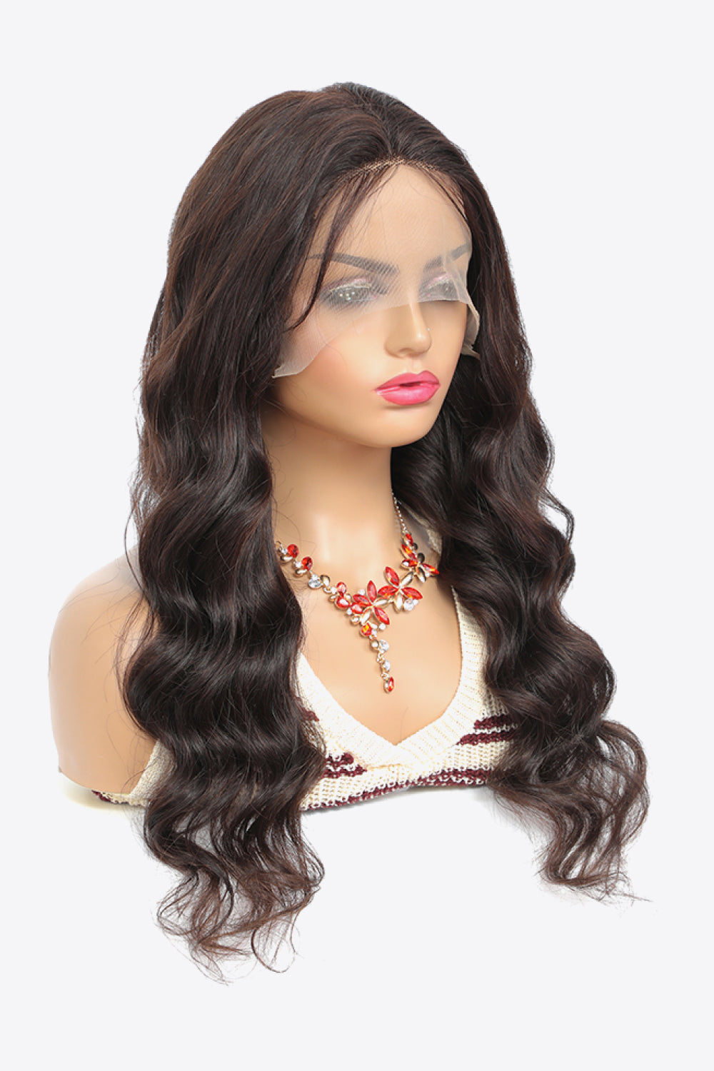 Lace Front Wigs Body Wave Human Virgin Hair Natural Color 150% Density