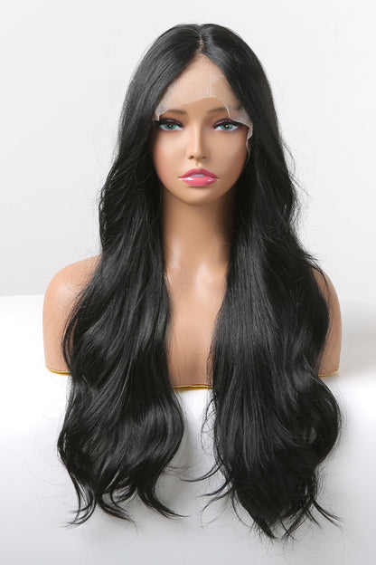 24" Lace Front Wigs Synthetic Long Wavy 24" 150% Density