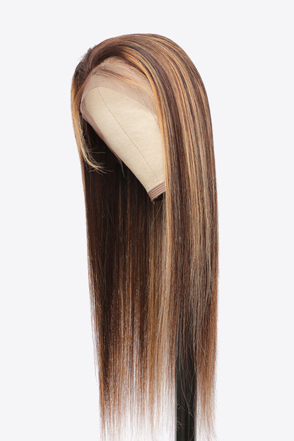 18" Highlight Ombre 13x4 Lace Front Wigs Human Virgin Hair 150% Density