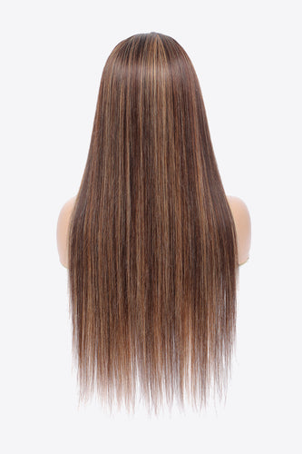 18" Highlight Ombre 13x4 Lace Front Wigs Human Virgin Hair 150% Density