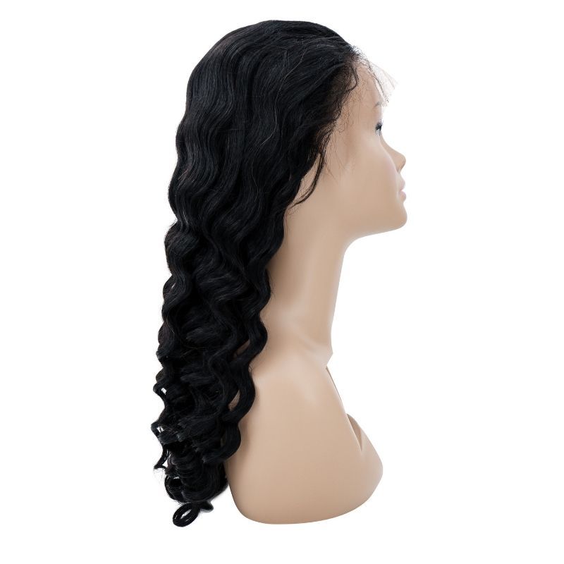 Brazilian Loose Wave Transparent Human Hair Lace Front Wig